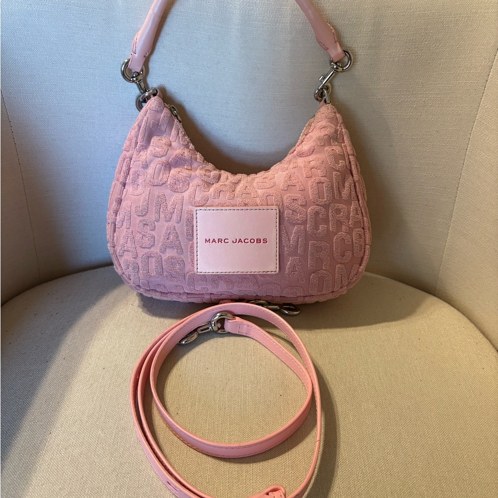 Marc Jacobs Pink Quilted Shoulder Bag with Versatile Straps